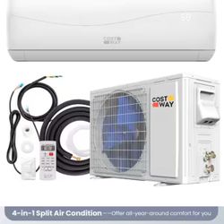 17 SEER2 12,000 BTU 1 Ton Ductless Mini Split Air Conditioner with Heat Pump 208/230V