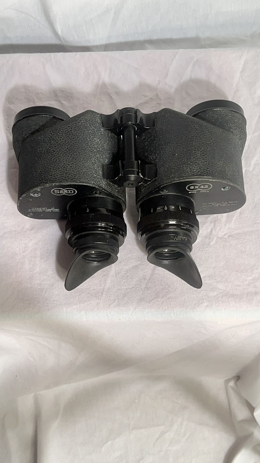 SARD MK 43 6x42 WW2 US Navy Binoculars Great Condition!