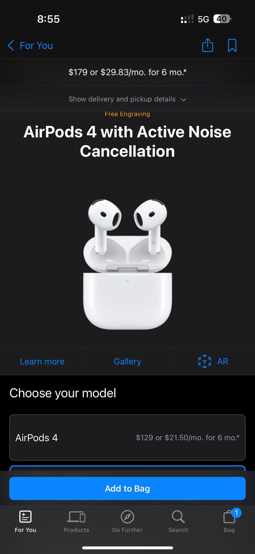 AirPod 4 Active Nose Canceling