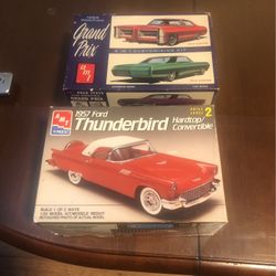 65 Grand Prix, empty box 57, Thunderbird hardtop, empty box