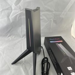 New Premium Gaming Led Headphone Stand With Built in Sound card Surround Sound Usb Breathing Led Lights