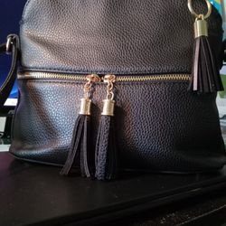 Purse Beautiful Black With Fringe Tassels Like New Co https://offerup.com/redirect/?o=RGljdGlvbmFyeS5jb20= No Rips Tears Etc