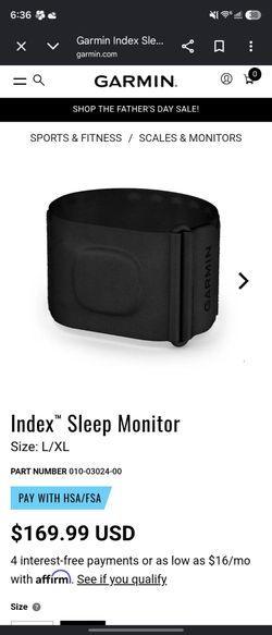 Garmin Index™ Sleep Monitor - Like New