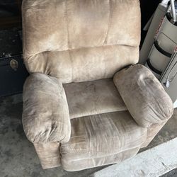 Brown Recliner Power