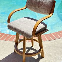 Swivel Wooden Chair 