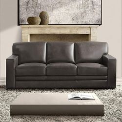 Emery Top-Grain Leather Sofa $799.99
