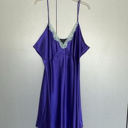 Purple Satin Nightgown - Size 3X