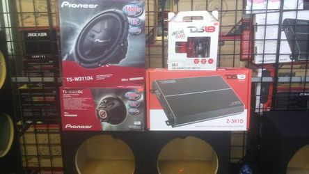 Pioneer Bass System Package (Pioneer, DS-18) with WARRANTY!!!