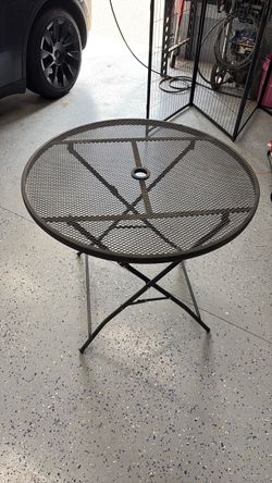 Small round bistro table