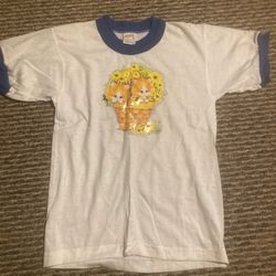 Vintage Kids Cat Ringer Youth