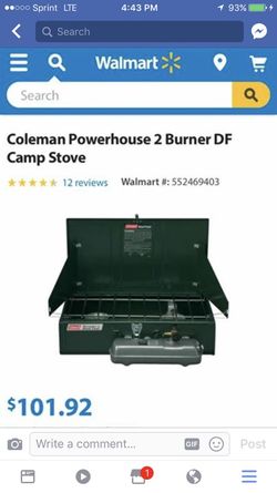 Coleman stove