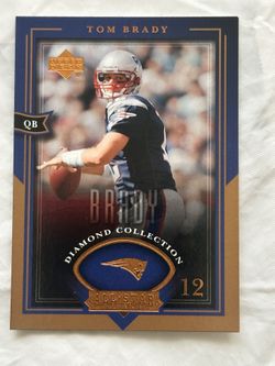 Tom Brady Upper Deck Football Card