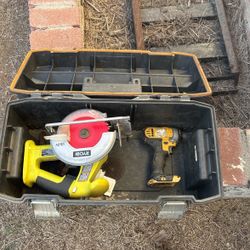 Box With Power tools