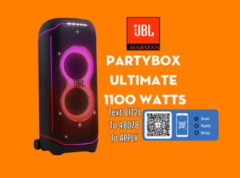 JBL PartyBox Ultimate 1100W - Bluetooth Speaker -  Financing Available 