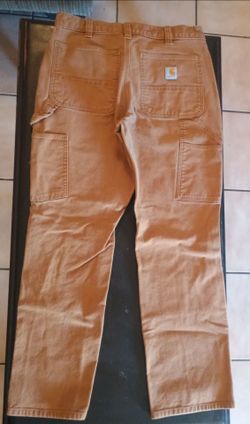 Carhartt Brown Canvas Work Pants