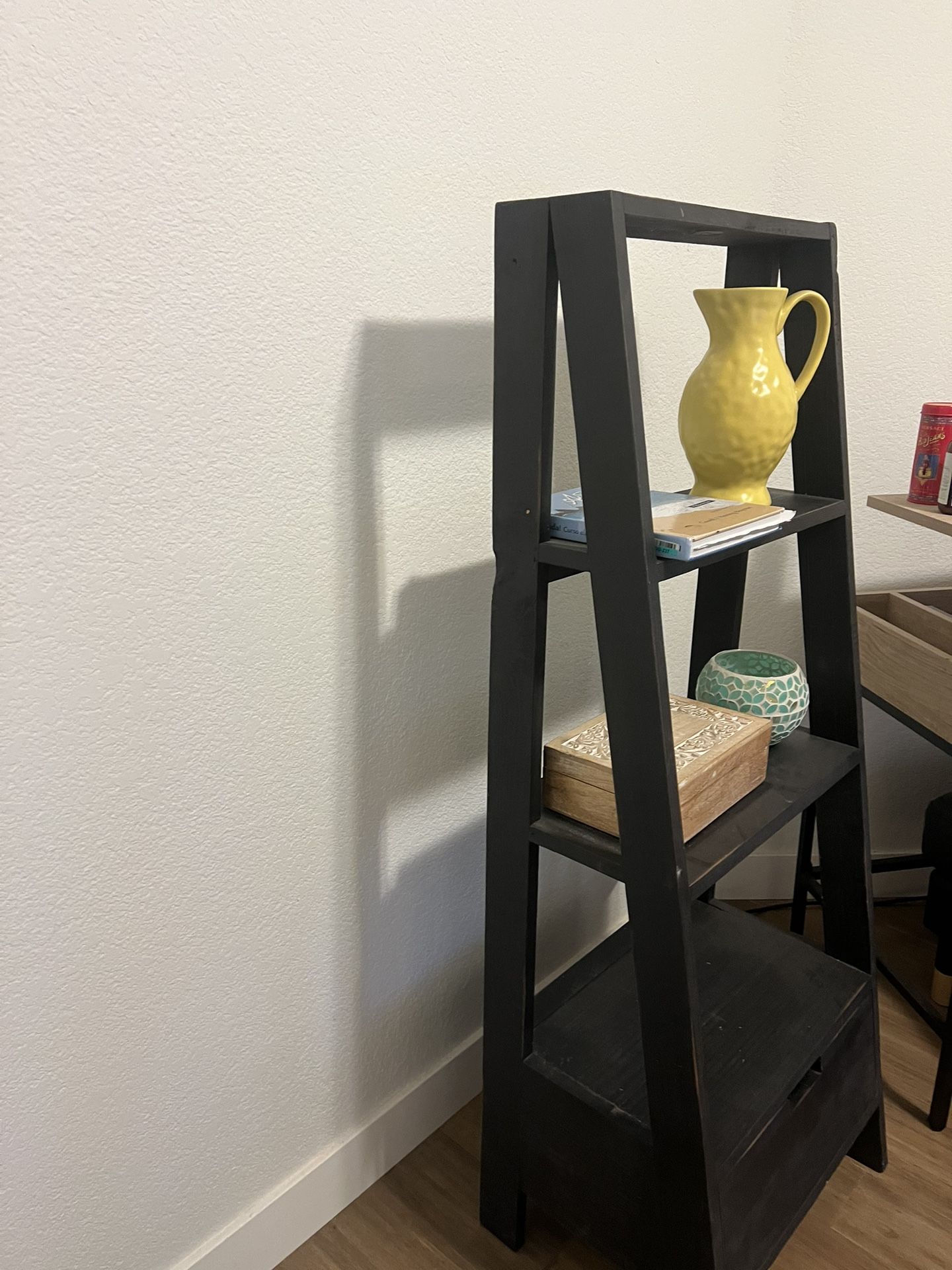 Black Shelving Unit
