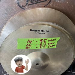 🔥 Loose Hand Cymbal For Hatian Bahamian Music Drum Set Drums