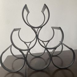 Metal 6 Bottle Wine Rack 