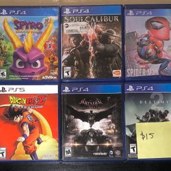 PlayStation 4 Video Game Collection PS4
