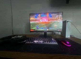 Xbox series S full set up comes wit Monitor wireless mic controller and Cronus zen