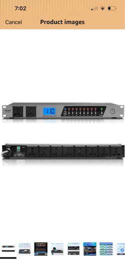 MIZISNR Rack Mount Power Conditioner Strip