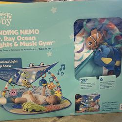 Disney Baby Finding Nemo Mr. Ray Ocean Lights & Music Gym Mat Thumbnail
