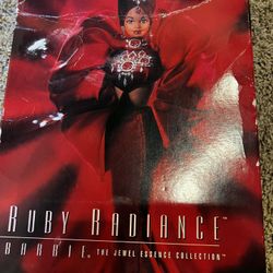 Vintage 1996 BARBIE RUBY RADIANCE BOB MACKIE THE JEWEL ESSENCE COLLECTION