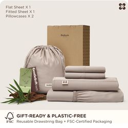 King Size Bedsure 100% Organically Grown Bamboo Viscose Sheets