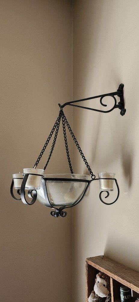 Wrought Iron And Glass