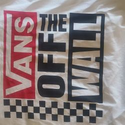Mens Vans White New Tshirt