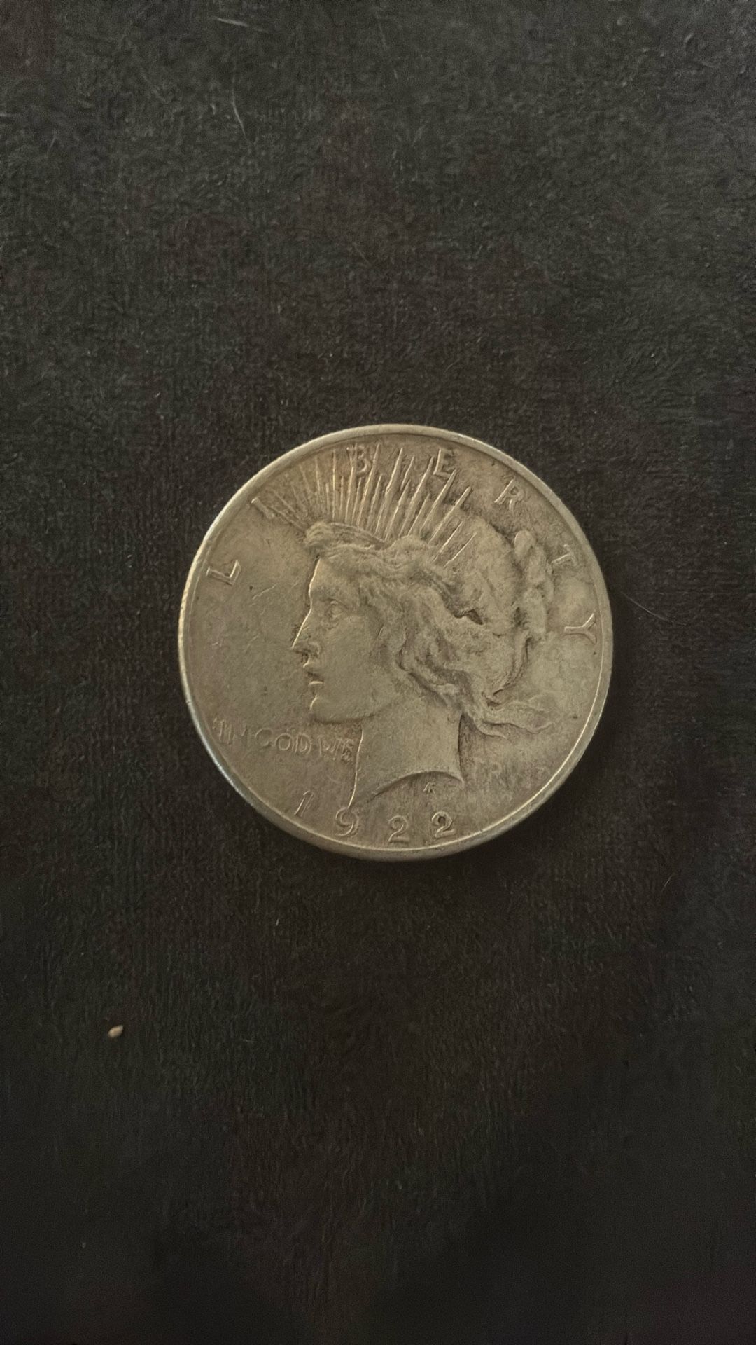 1922 -San Francisco Mint Peace Dollar