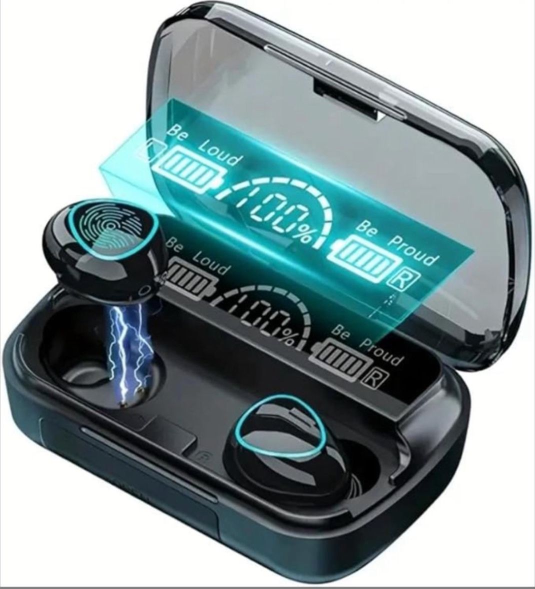 WIRELESS BLUETOOTH EARBUDS WITH POWERBANK *NEW*