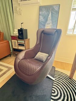 CERAGEM PAUSE CHAIR (Burgundy Brown)