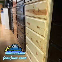 Natural Pinewood Dresser Cajonera Jumbo Drawer Cómoda Bonita