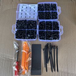 New 795pc Automotive Plastic Retainer Kit With Pry Tools Fender Plastic Clips