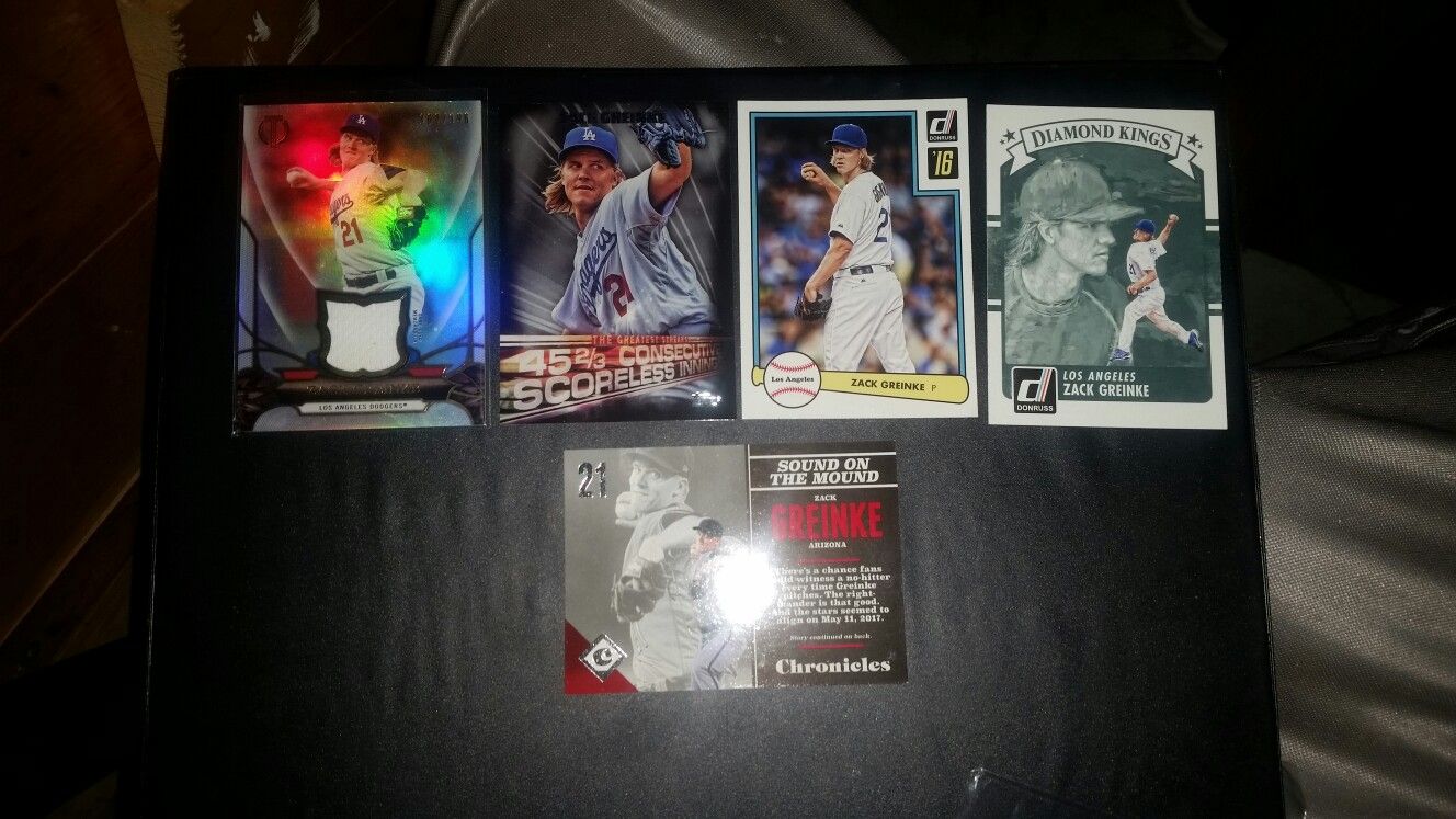 Zack Greinke cards