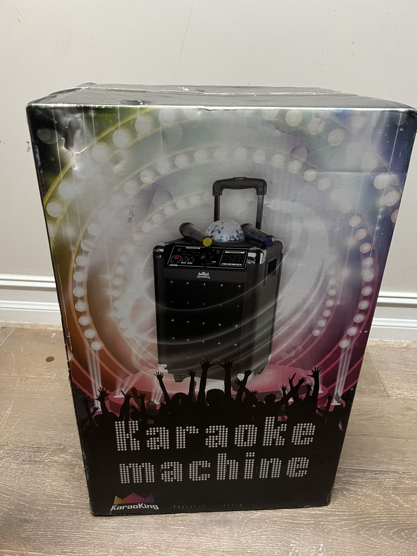 NEW, UNOPENED Karaoking karaoke machine with wireless microphones