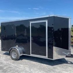 New 6x12 Enclosed Cargo Trailers