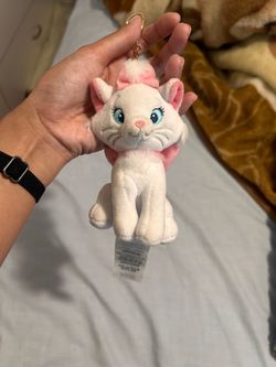 Disney Marie Cat Plush Keychain
