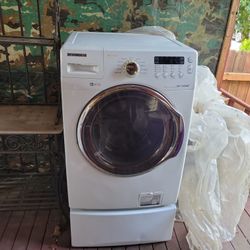 Samsung WASHER & DRYER with Stand  $200 OBO