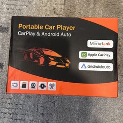 Portable Car Player (Apple CarPlay And Android Auto)