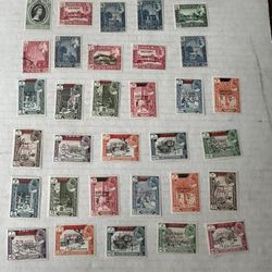 South Arabia Collection Of 37 Stamps Mint Hinge 