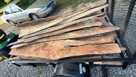 Live edge floating shelves