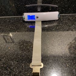 Digital Luggage Hanging Scale White