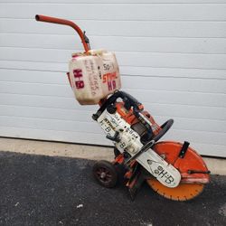 Stihl TS-460 Gas Powered Cutquik Concrete, 14" Cut-Off Saw with Cart