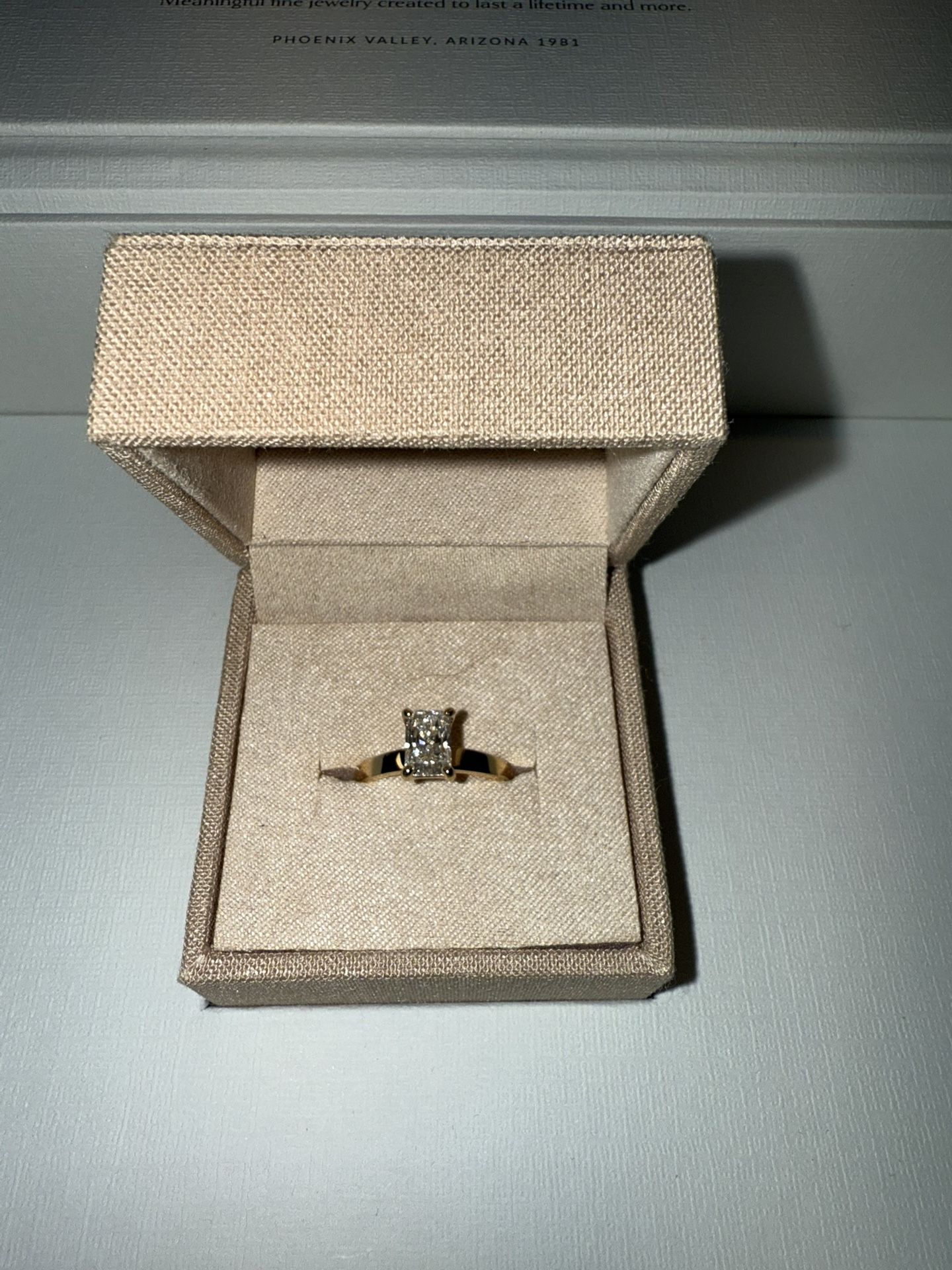 14k Gold 1.00 Ct Lab Diamond
