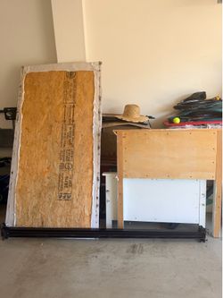Twin bed with mattress