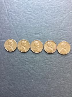 5 Pennies, 1(contact info removed) different years and Errors