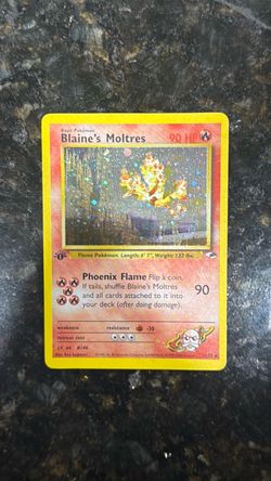 Blaine’s Moltres 1st Edition NM