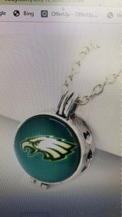 Eagles perfume diffuser locket and with chain